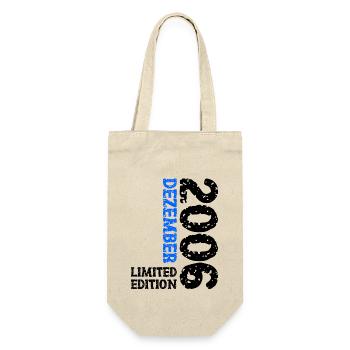 2006 December Limited Edition 17th Birthday Decoration - Gift Bag for Bottles - nature - Front