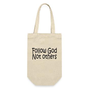 Suivre Dieu, pas les autres - Sac à bouteille - nature - Devant