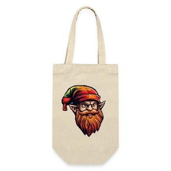 Leprechaun nain avec barbe et bonnet pointu Irlande - Sac à bouteille - nature - Devant