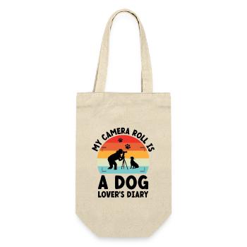 Dog Lover Photography Loves Dog Photographer Dogs - Gift Bag for Bottles - nature - Front