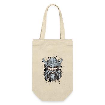 Viking Head Portrait Motivation Mythology - Gift Bag for Bottles - nature - Front