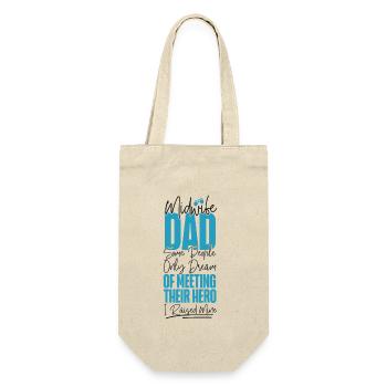 Nurse Midwife Birth Worker Dad - Gift Bag for Bottles - nature - Front