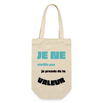 Men's, Women's, Humorous, Humorous T-Shirt Gift - Gift Bag for Bottles - nature - Front