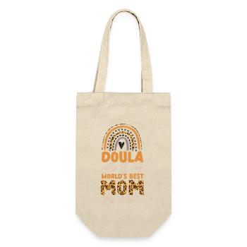 Doula Travailleuse à la naissance Doula par jour - Sac à bouteille - nature - Devant