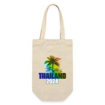 Thaïlande 2024 Vacances Palmiers Multicolores - Sac à bouteille - nature - Devant