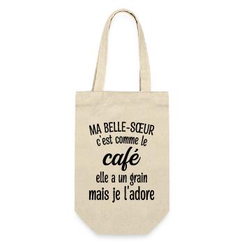 Belle-sœur Grain Café - Sac à bouteille - nature - Devant