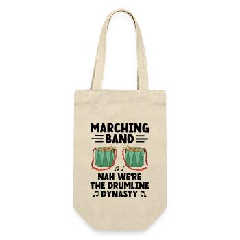 Drum Corps Marching Band Drum Corp Music Percussio - Geschenkbeutel für Flaschen - Natur - Vorne