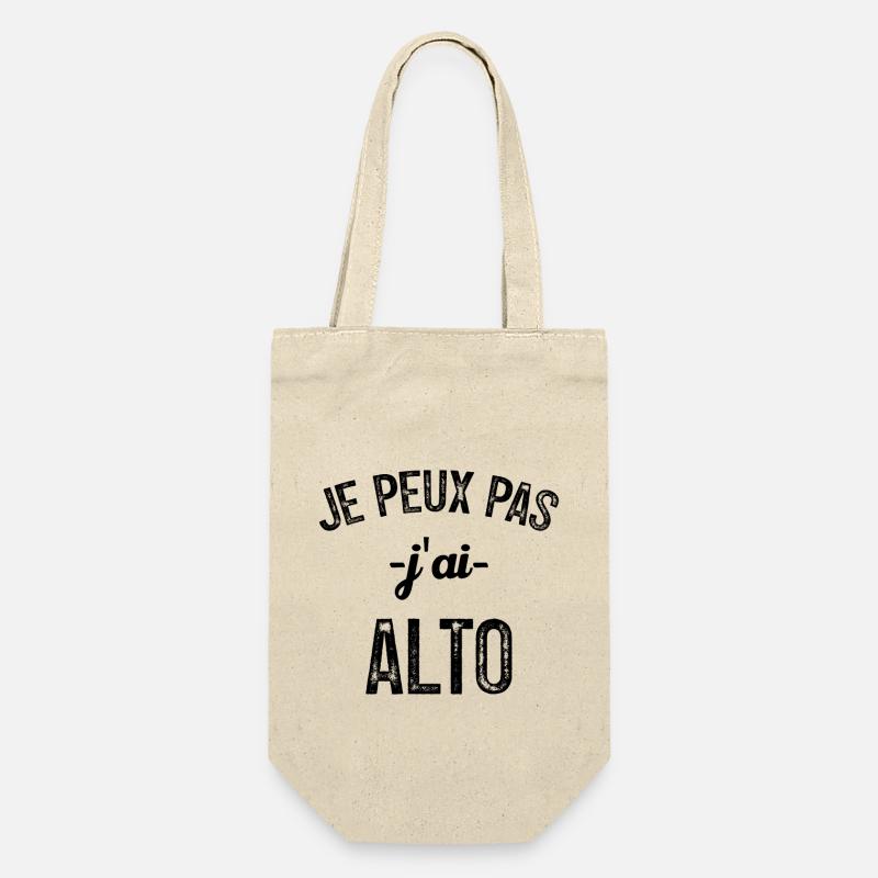 I can't I have viola - Gift Bag for Bottles - nature