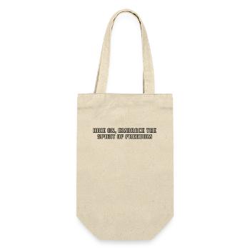 Wandern - Hike on, embrace the spirit of freedom - Gift Bag for Bottles - nature - Front