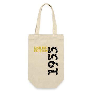 1955 Limited Edition Birthday Gift Wife Husband - Gift Bag for Bottles - nature - Front