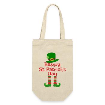 Accessoires de la Saint-Patrick Irlande Shamrock décoration - Sac à bouteille - nature - Devant