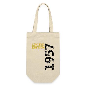 1957 édition limitée anniversaire cadeau femme mari - Sac à bouteille - nature - Devant