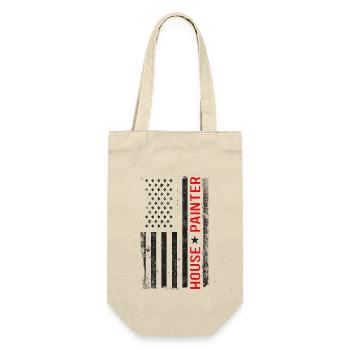 House Painter Decorator American - Gift Bag for Bottles - nature - Front