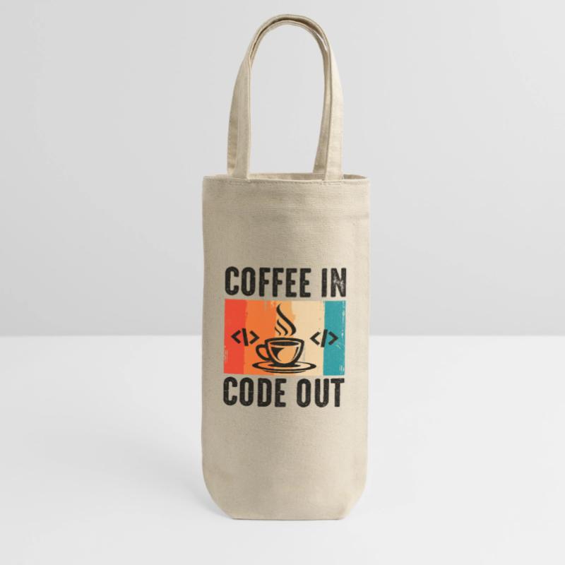 Kaffee-Codierung Programmierer Programmierer Entwickler Nerd Coff Geschenkbeutel für Flaschen