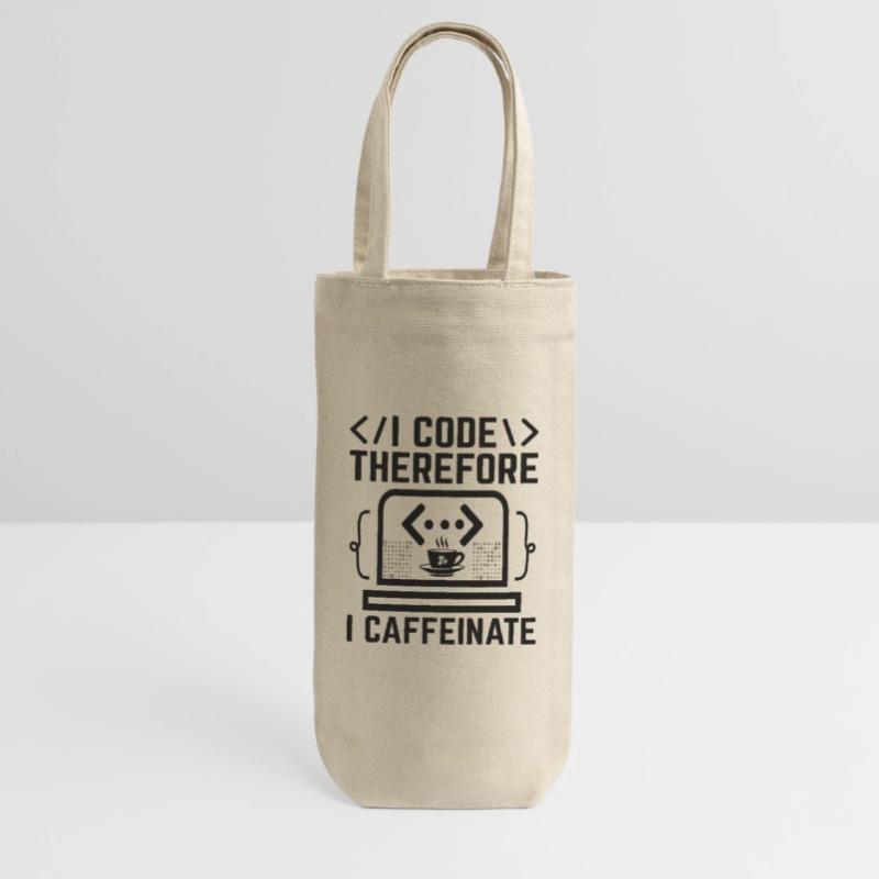 Kaffee-Codierung Programmierer Programmierer Entwickler Nerd Coff Geschenkbeutel für Flaschen