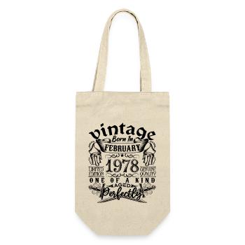 Birthday 1978 February 1978 born in February - Gift Bag for Bottles - nature - Front