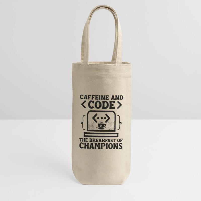 Café Codage Programmeur Codeur Développeur Nerd Coff Sac à bouteille