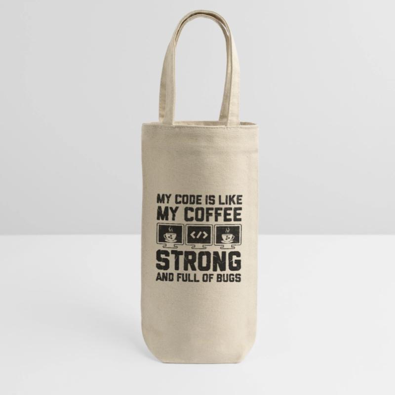 Kaffee-Codierung Programmierer Programmierer Entwickler Nerd Coff Geschenkbeutel für Flaschen