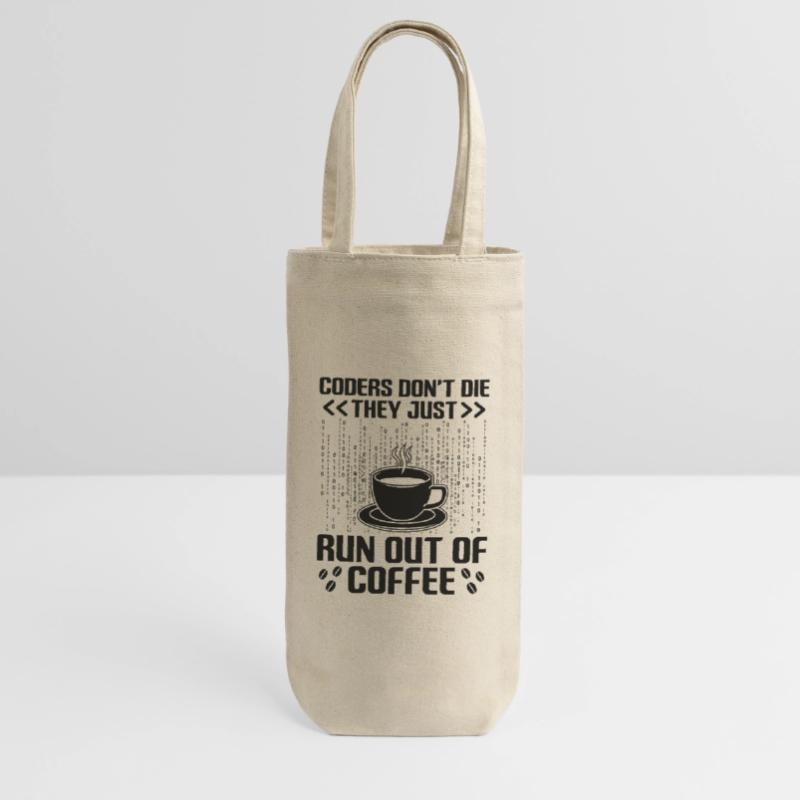 Kaffee-Codierung Programmierer Programmierer Entwickler Nerd Coff Geschenkbeutel für Flaschen