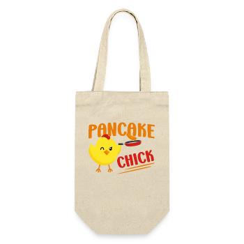 Pancake Lover Kids Chicken Girl - Geschenkbeutel für Flaschen - Natur - Vorne