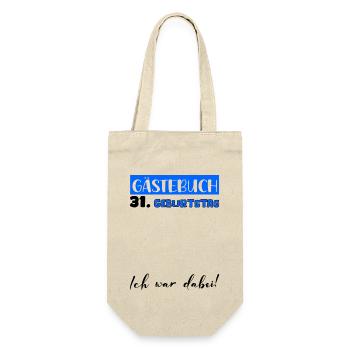 Livre d’or Décoration Hommes 31e Anniversaire Tshirt Homme - Sac à bouteille - nature - Devant