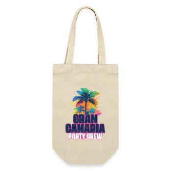 Gran Canaria Party Crew Holidays - Gift Bag for Bottles - nature - Front