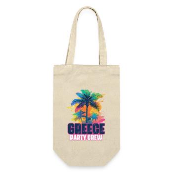 Greece Party Crew Holidays - Gift Bag for Bottles - nature - Front