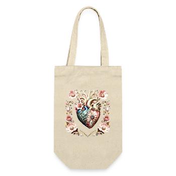 Wonderful noble heart. - Gift Bag for Bottles - nature - Front