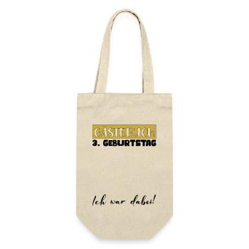 3ème cadeau d’anniversaire filles garçons livre d’or - Sac à bouteille - nature - Devant