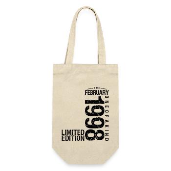Birthday February 1998 February born in February - Gift Bag for Bottles - nature - Front