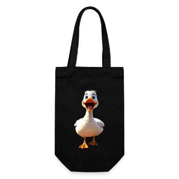 Oie, Oie, Poussin, Oie mignonne, Canard, Petites Oies - Sac à bouteille - noir - Devant