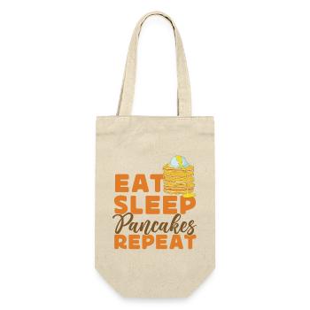 Les enfants amoureux des crêpes mangent le sommeil - Sac à bouteille - nature - Devant