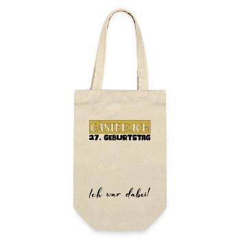 27 Birthday Gift Women's Decoration Men's Guestbook - Gift Bag for Bottles - nature - Front