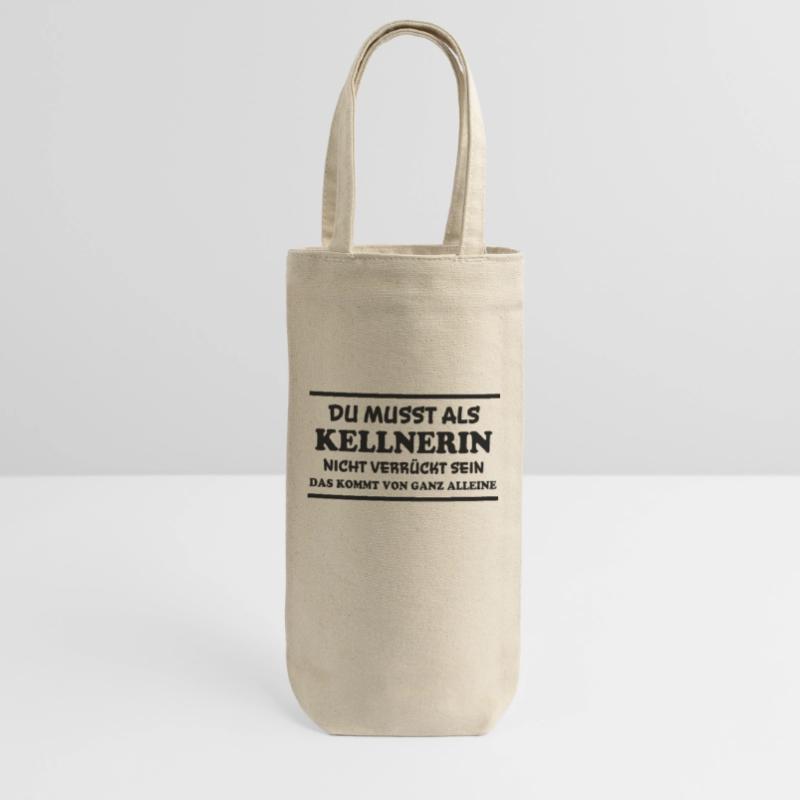 Kellnerin Spruch Kellner Beruf Kellnerin Geschenk Geschenkbeutel für Flaschen