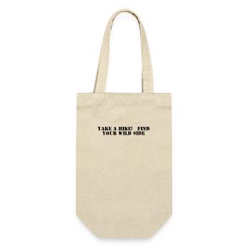 Hiking - Take a hike, find your wild side - Gift Bag for Bottles - nature - Front
