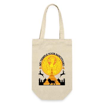 MY TEMPLE YOUR SANCTUARY - Gift Bag for Bottles - nature - Front