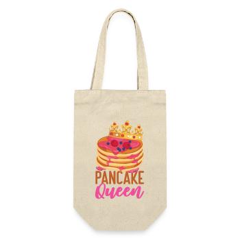 Pancake Lover Kids Queen Pancake - Geschenkbeutel für Flaschen - Natur - Vorne