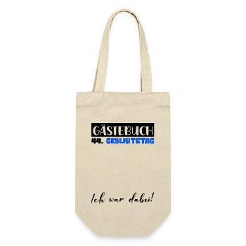 Livre d'or pour homme, cadeau d'anniversaire 44e, décoration pour homme - Sac à bouteille - nature - Devant