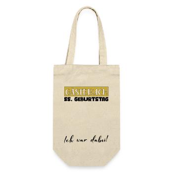 55 Cadeau D’anniversaire Décoration Femme Livre D’or Homme - Sac à bouteille - nature - Devant