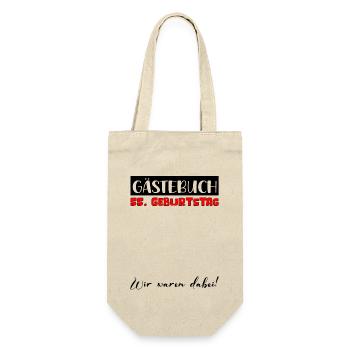 55 Cadeau D’anniversaire Décoration Femme Livre D’or Homme - Sac à bouteille - nature - Devant