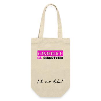 63 Cadeau D’anniversaire Décoration Femme Livre d’Or Femme - Sac à bouteille - nature - Devant