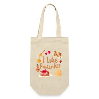 Amoureux des crêpes Les enfants J’aime les crêpes - Sac à bouteille - nature - Devant