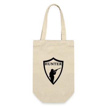 Hunter Badge Hunter Hunting - Gift Bag for Bottles - nature - Front