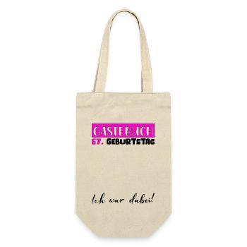 67 Cadeau D’anniversaire Décoration Femme Livre d’Or Femme - Sac à bouteille - nature - Devant