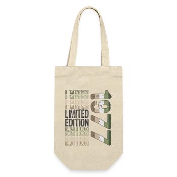 Limited Edition Since 1977 Birthday Vintage 1977 - Gift Bag for Bottles - nature - Front