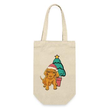 Chien, Arbre De Noël, Animaux De Compagnie, Enfants - Sac à bouteille - nature - Devant
