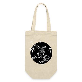 Sport - black - Gift Bag for Bottles - nature - Front
