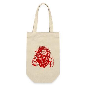 Lion Muscles Gym MMA Fighter - Sac à bouteille - nature - Devant