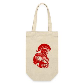 Spartan Gym Muscles Bodybuilding - Gift Bag for Bottles - nature - Front