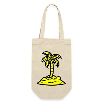 Palm Island Vacation Summer - Gift Bag for Bottles - nature - Front